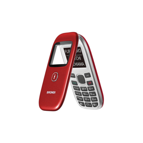 BRONDI WINDOW+ DUAL SIM 1.77" FLIP ATTIVO FOTOCAMERA 1.3 MP CON LED FLASH RED